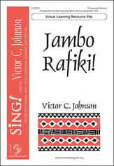 Jambo Rafiki Three-Part Mixed choral sheet music cover